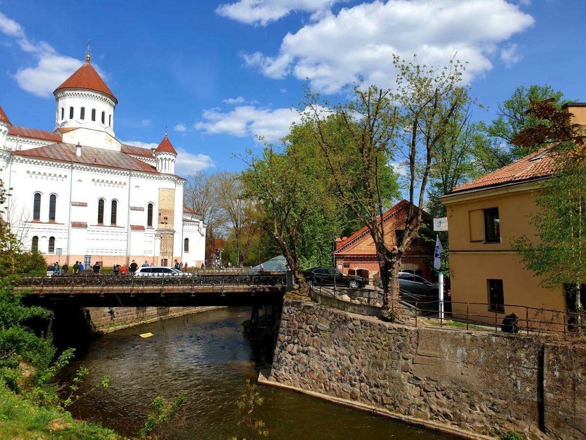 Exceptional Uzupis Bridge 3 Bedroom Apartment VNO Kültér fotó